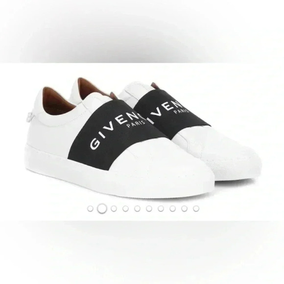 GIVENCHY  Urban Street Logo Band Sneakers Sz 6 - Picture 1 of 6